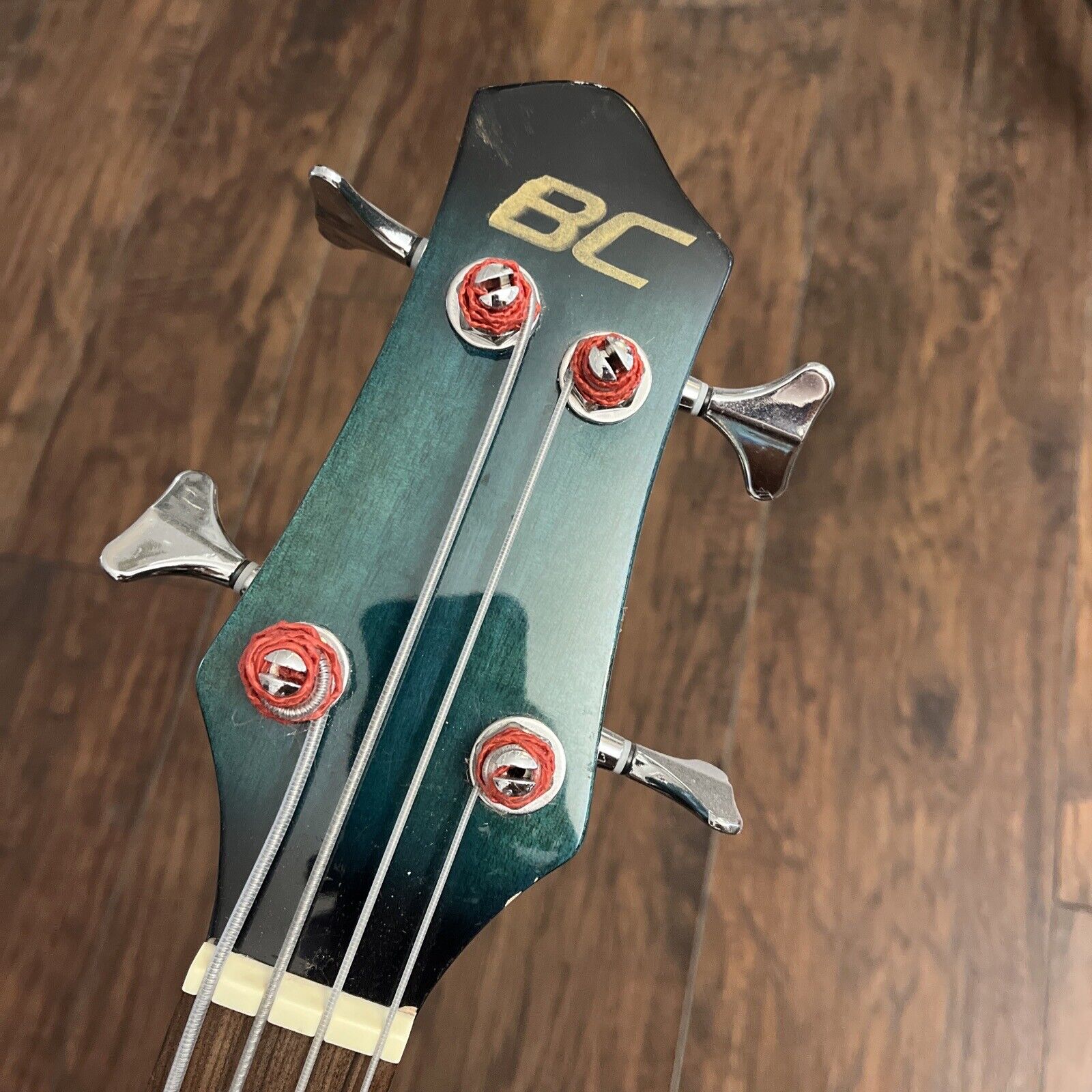 19 Tone Microtonal Acoustic Electric Bass Guitar 34 Fret Modified BC Rich OOAK 2
