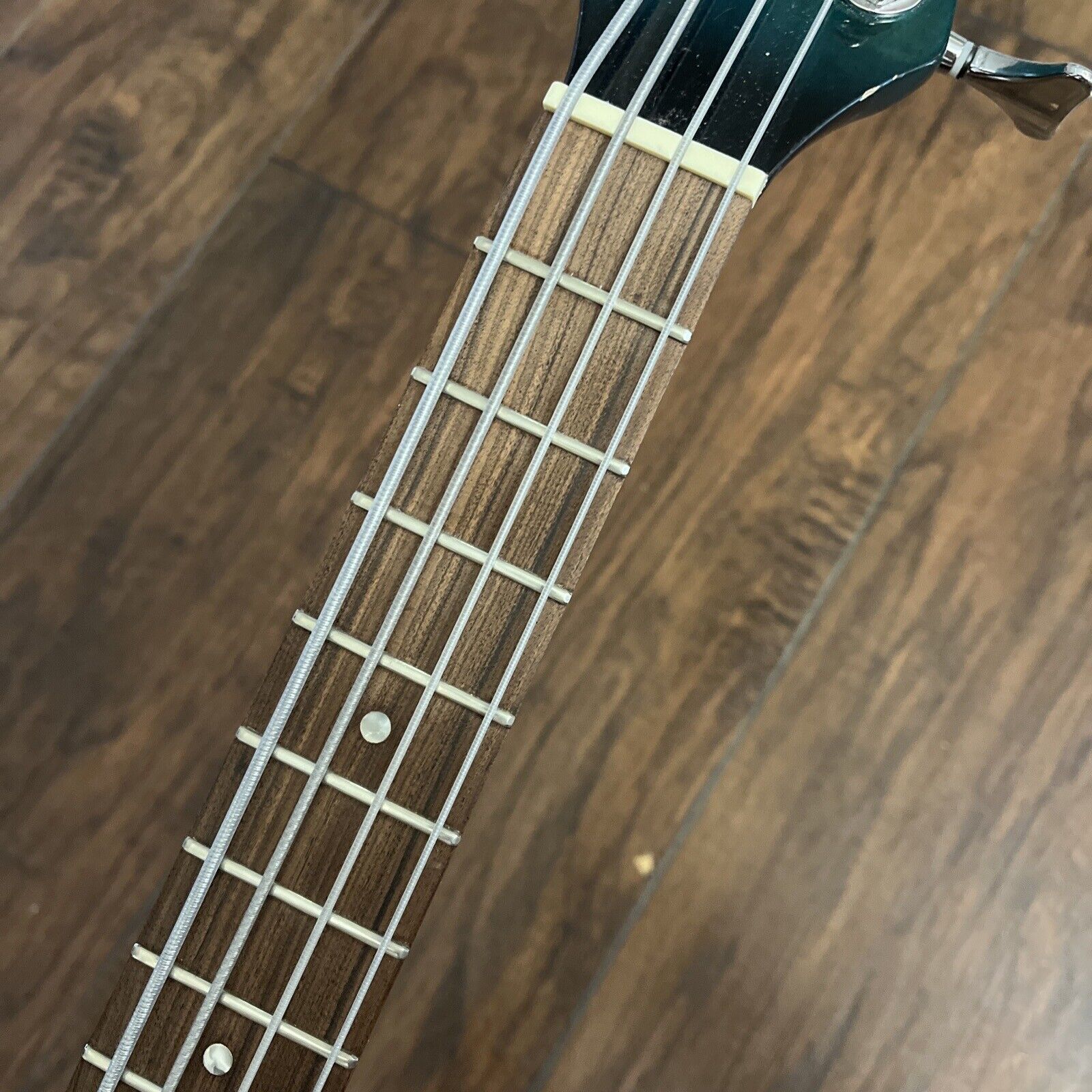 19 Tone Microtonal Acoustic Electric Bass Guitar 34 Fret Modified BC Rich OOAK 3