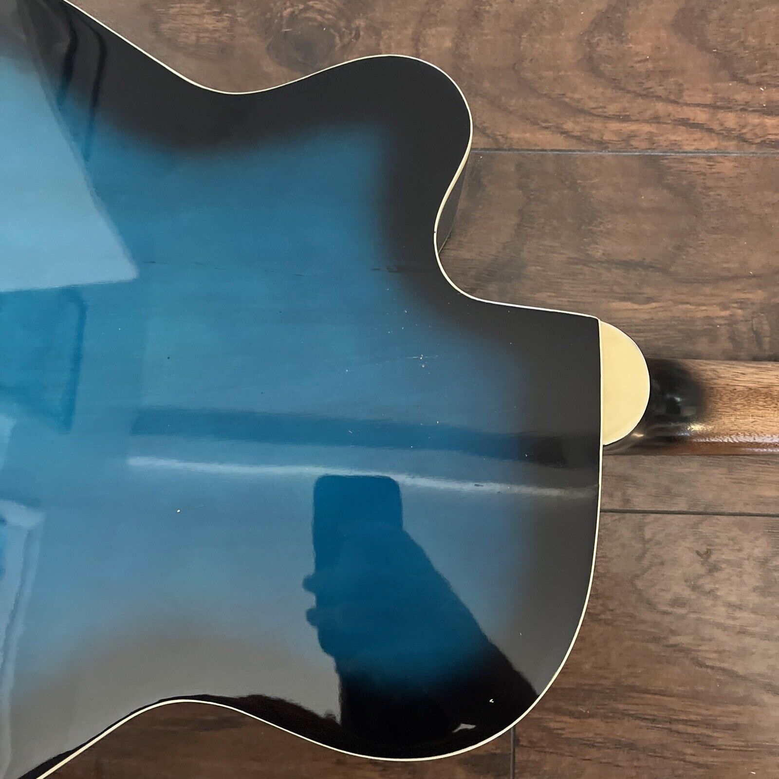 19 Tone Microtonal Acoustic Electric Bass Guitar 34 Fret Modified BC Rich OOAK 10