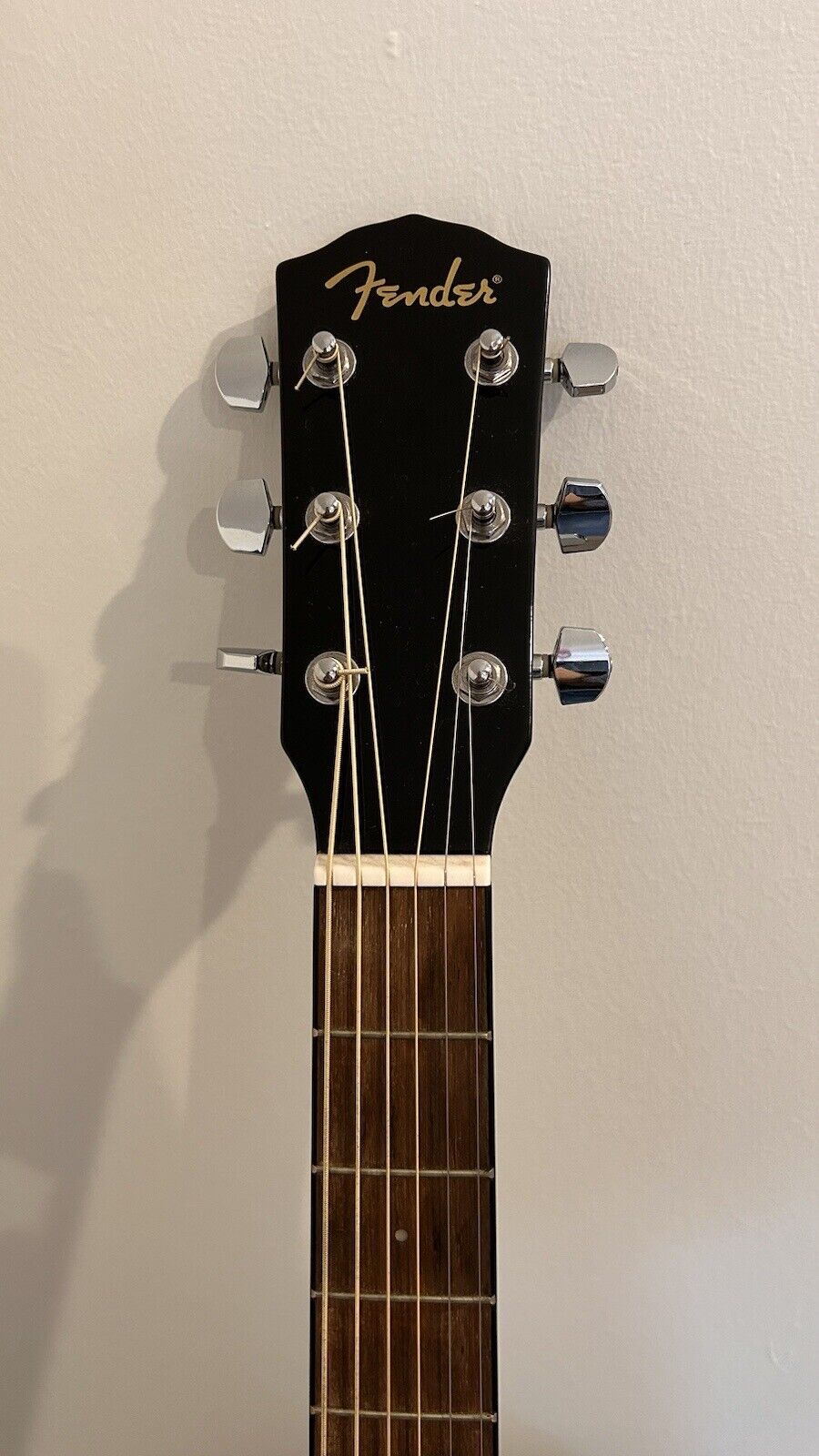 Fender CD-60 6-String Acoustic Guitar – Black 7