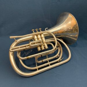 Silver Kanstul Custom Class Bb Marching French Horn S/N 3158 Anaheim CA - Image 1