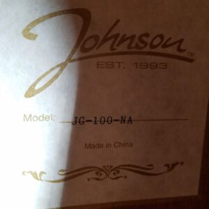 Johnson JG-100-NA Student Acoustic Guitar - Image 3