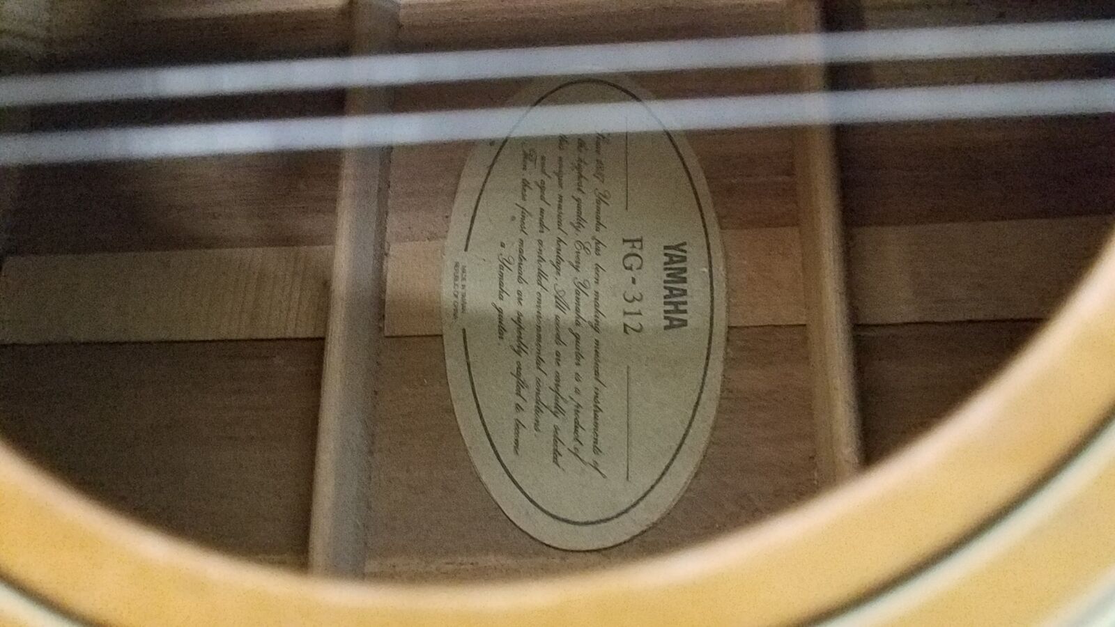 Yamaha FG-312 12-String Acoustic Guitar 3