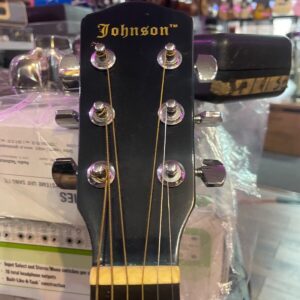 Johnson Blue Acoustic Guitar - Image 3