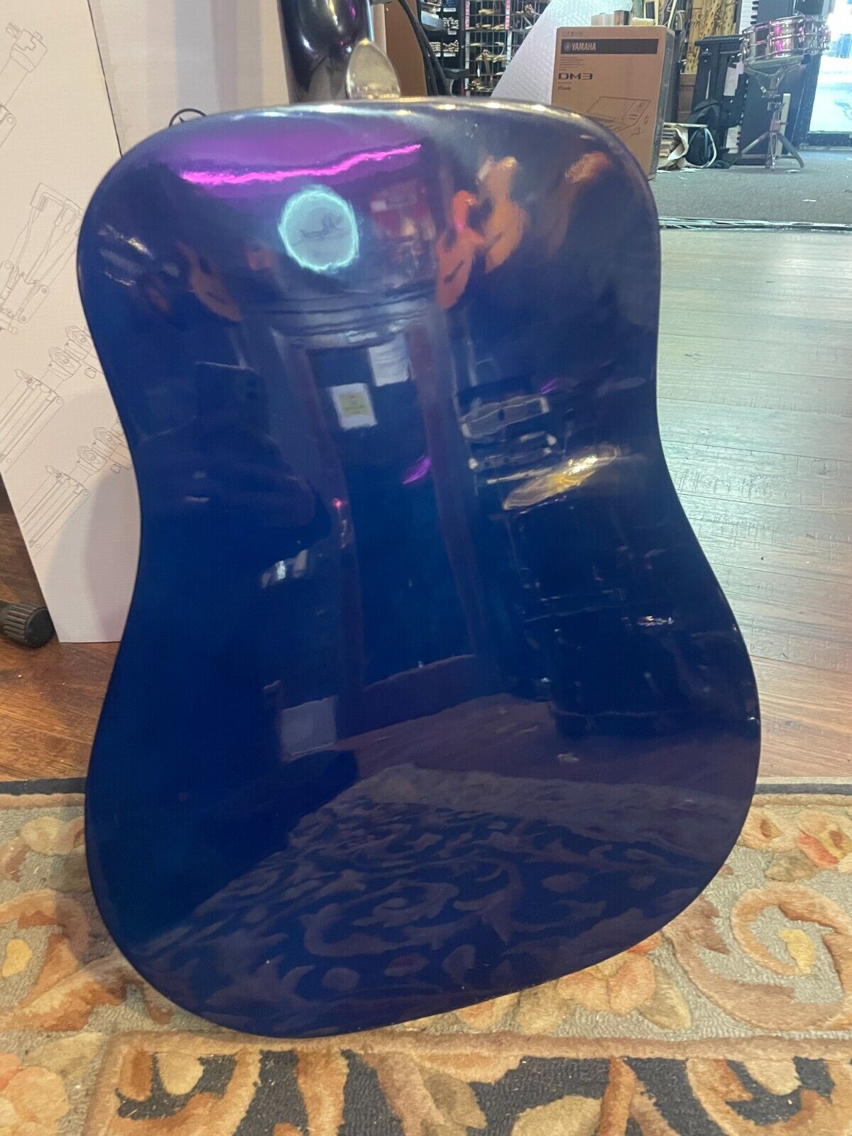 Johnson Blue Acoustic Guitar 6