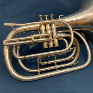 Silver Kanstul Custom Class Bb Marching French Horn S/N 3158 Anaheim CA - Image 4