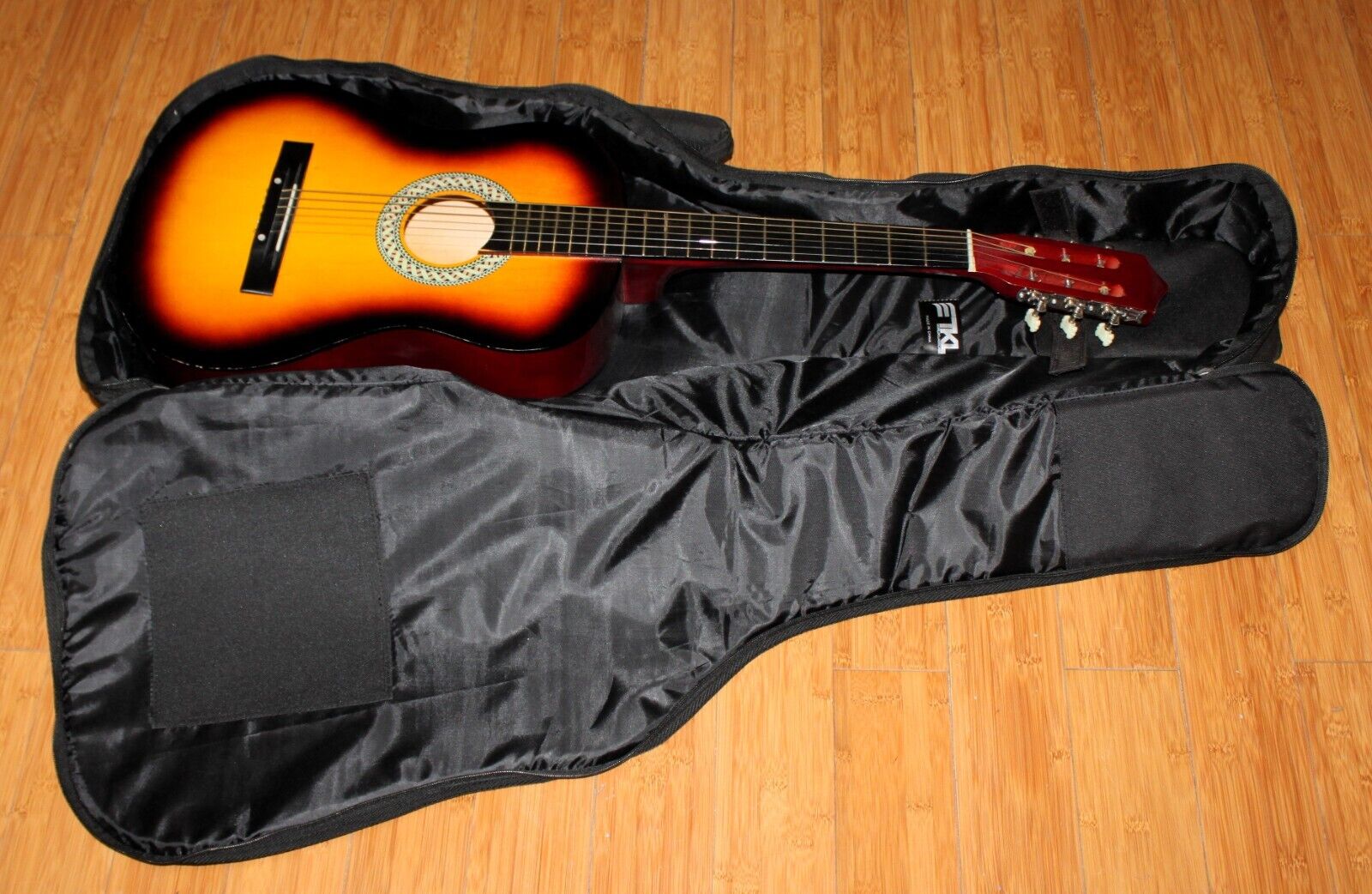 Unknown Brand Acoustic Guitar with Case 1