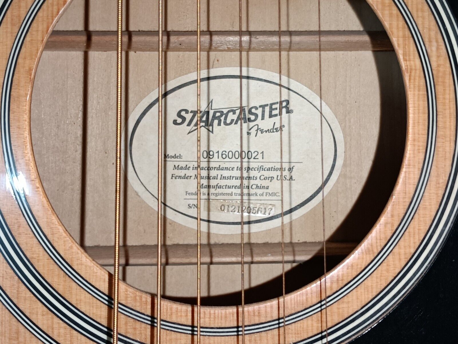 Fender Starcaster Acoustic Guitar (09160000021) 5