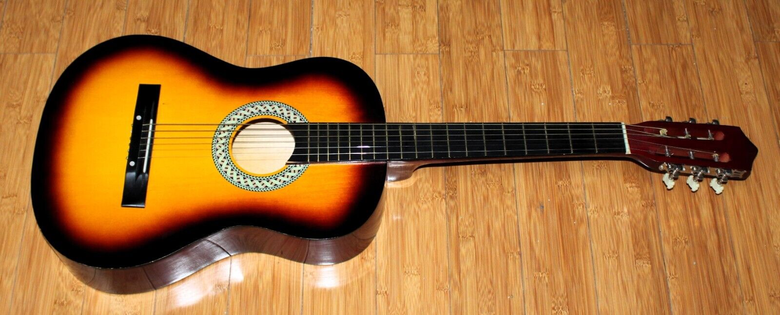 Unknown Brand Acoustic Guitar with Case 2