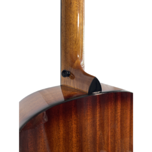 Haze 37"Solid Koa Top Height Adjustable Saddle Acoustic Bass Guitar-HZMINISEBKOA - Image 14