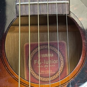 Yamaha FG-Junior JR2 Sunburst Acoustic Guitar With Case Bag - Image 8