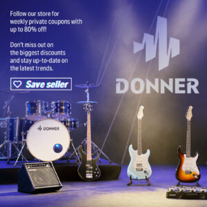 Donner DAG-1B Acoustic Guitar Full Size 41" Cutaway Mahogany +Bag Strap | Refurb - Image 14