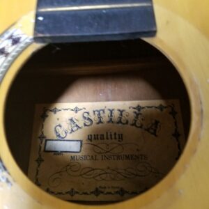Vintage Castilla 6 String 18 Frets Right Handed Dreadnought Acoustic Guitar - Image 7