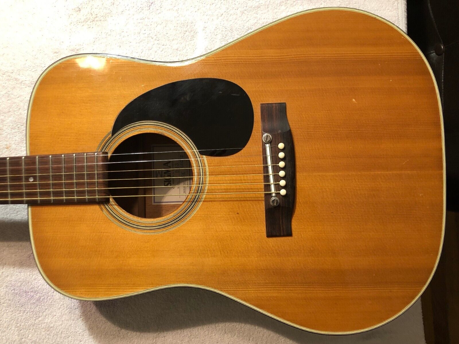 Sigma M DM3 70s or 80s Dreadnought Acoustic Guitar Good Shape / / / 2