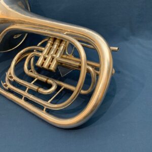 Silver Kanstul Custom Class Bb Marching French Horn S/N 3158 Anaheim CA - Image 7