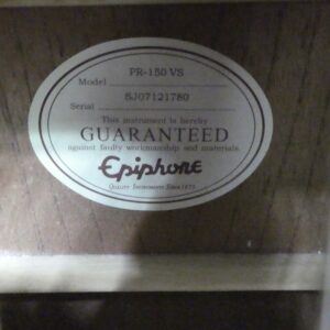 Epiphone PR-150 Acoustic Guitar - Image 9