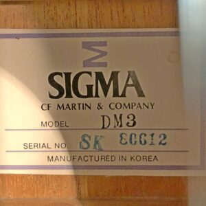 Sigma M DM3 70s or 80s Dreadnought Acoustic Guitar Good Shape / / / - Image 22