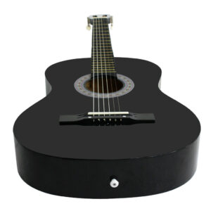 38" Full Size Acoustic Guitar Adult Kids Beginners Black Guitar with Guitar Pick - Image 6