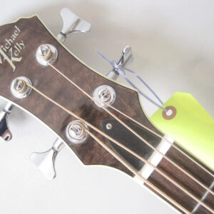 Michael Kelly MKVAB4BKF Acoustic/Electric 4-string Bass Guitar with Hard Case - Image 2