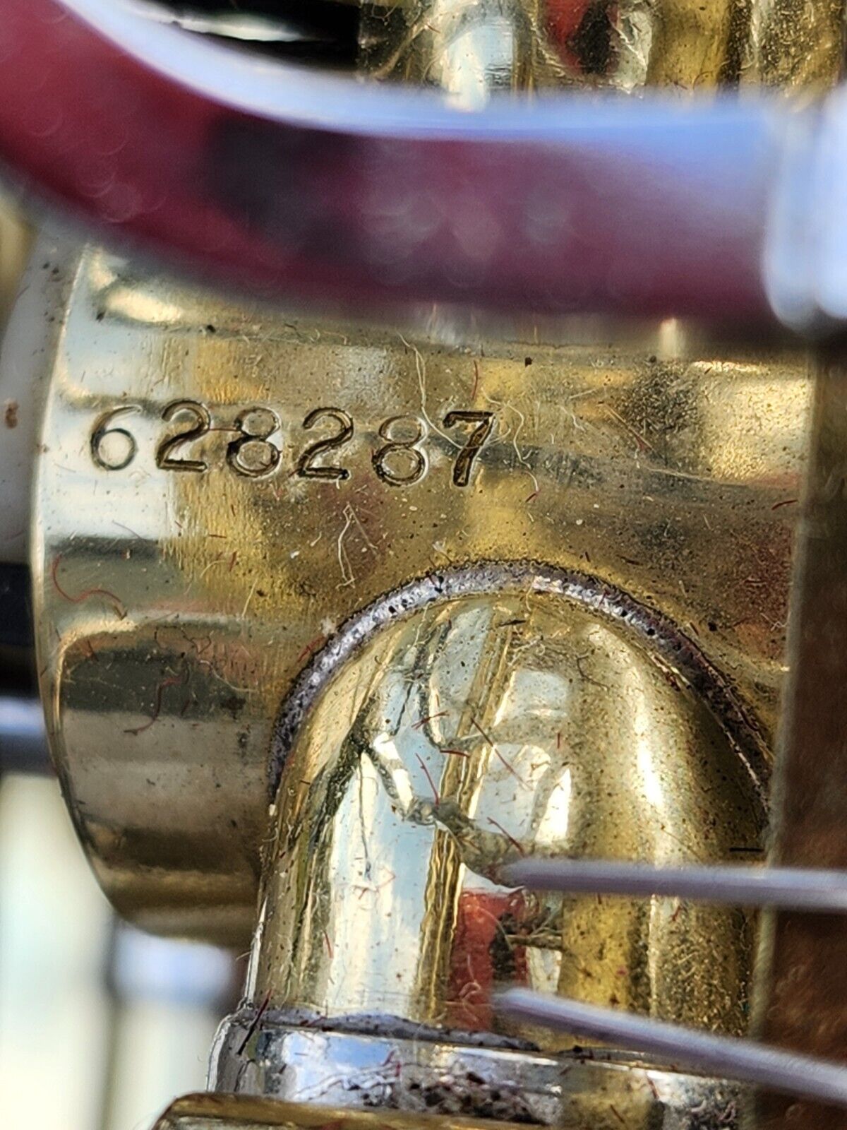 French Horn, King 1156 Single Key F with Eb Slide & Hard Case, circa, circa 1977 2