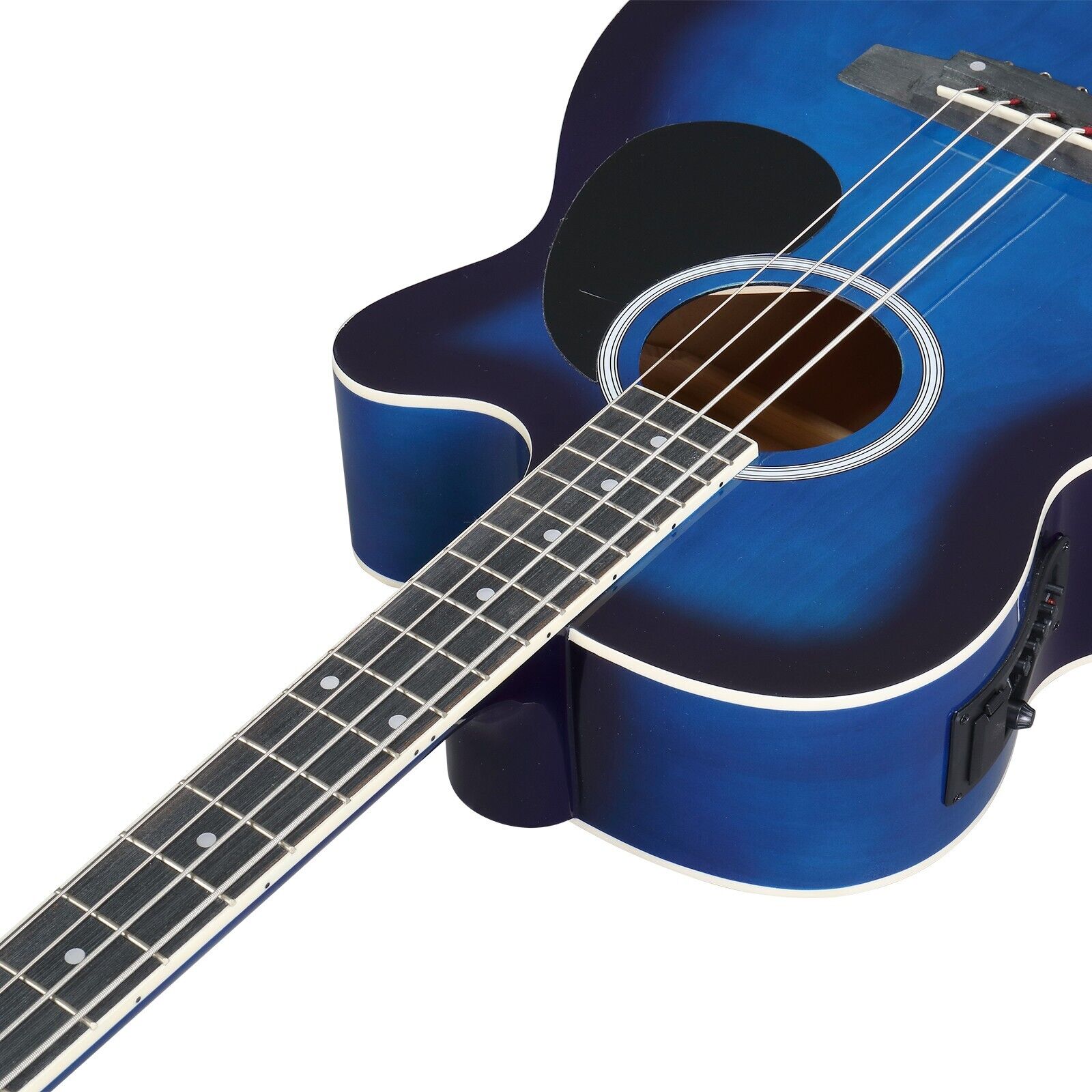 Glarry GMB101 4 string Electric Acoustic Bass Guitar w/ 4-Band Equalizer EQ7545R 6