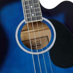 Glarry GMB101 4 string Electric Acoustic Bass Guitar w/ 4-Band Equalizer EQ7545R - Image 7