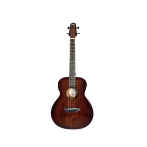 Acoustic Bass Guitar- Haze 37"Solid Koa Top Height Adjustable Saddle - Image 49