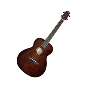 Acoustic Bass Guitar- Haze 37"Solid Koa Top Height Adjustable Saddle - Image 50