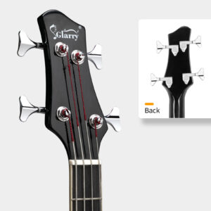 Glarry GMB101 4 string Electric Acoustic Bass Guitar 4-Band Equalizer EQ-7545R - Image 12