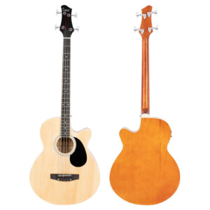 Glarry GMB101 4 string Electric Acoustic Bass Guitar 4-Band Equalizer EQ-7545R - Image 16