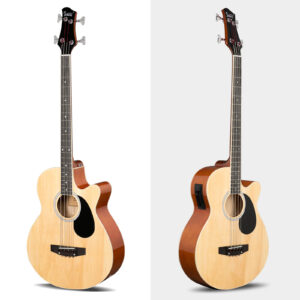 Glarry GMB101 4 string Electric Acoustic Bass Guitar 4-Band Equalizer EQ-7545R - Image 17