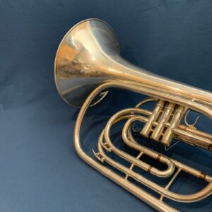 Silver Kanstul Custom Class Bb Marching French Horn S/N 3158 Anaheim CA - Image 9