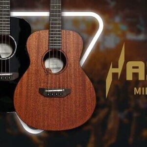 Acoustic Bass Guitar- Haze 37"Solid Koa Top Height Adjustable Saddle - Image 32