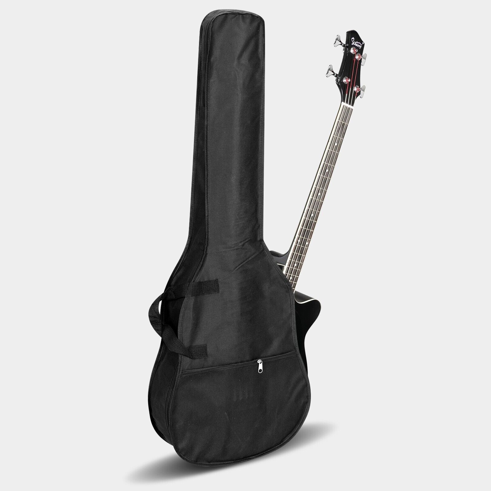 Glarry GMB101 Black 4 string Electric Acoustic Bass Guitar w/ 4-Band Equalizer 12
