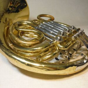 JUPITER JHR-852 DOUBLE FRENCH HORN BRASS WORKING GOOD W/DENTS CASE MOUTHPIECE - Image 10
