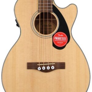 Fender CB-60SCE Concert Acoustic-Electric Bass Guitar - Natural - Image 1