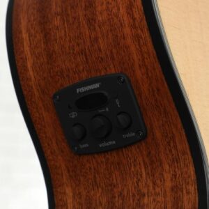Fender CB-60SCE Concert Acoustic-Electric Bass Guitar - Natural - Image 7