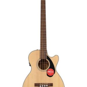 Fender CB-60SCE Concert Acoustic-Electric Bass Guitar - Natural - Image 9