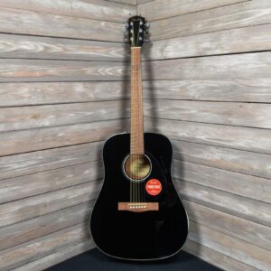 Fender CD-60S Dreadnought Acoustic - Black (02468-S1) - Image 1
