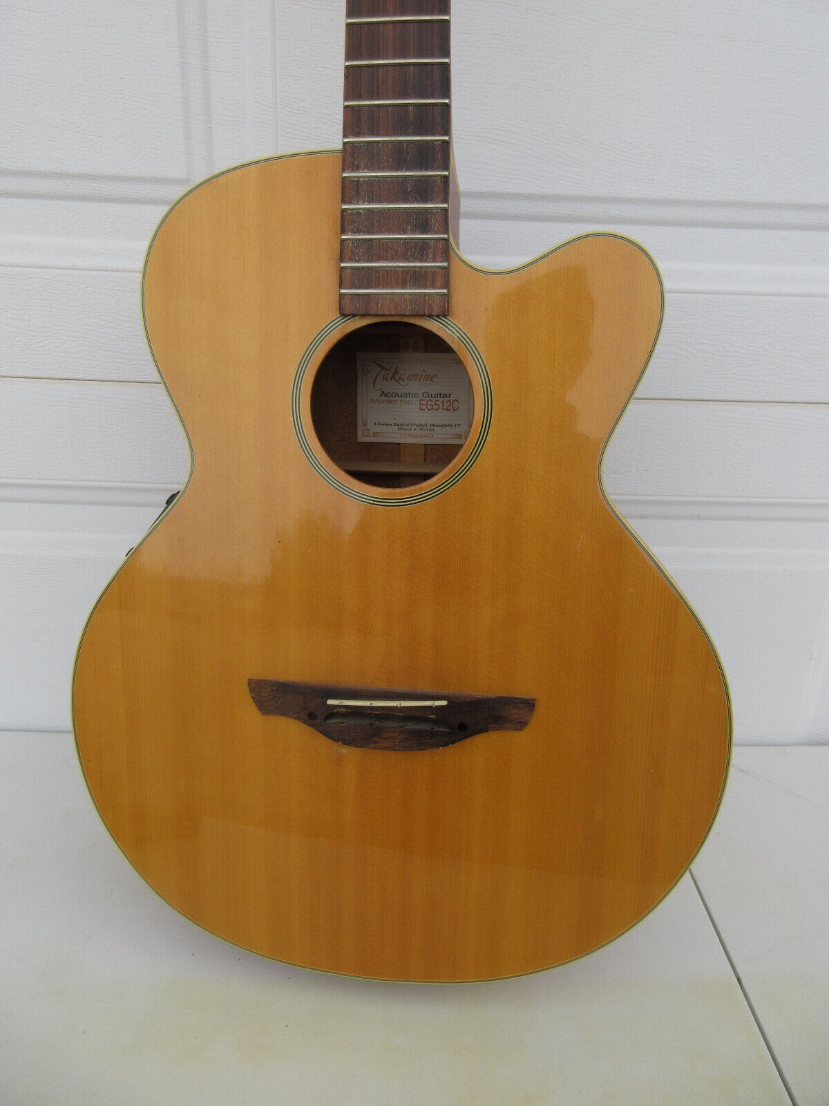 Takamine G Series EG512C Acoustic Electric Bass Guitar 4-String Korean 2