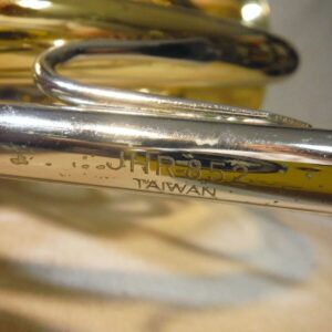 JUPITER JHR-852 DOUBLE FRENCH HORN BRASS WORKING GOOD W/DENTS CASE MOUTHPIECE - Image 13