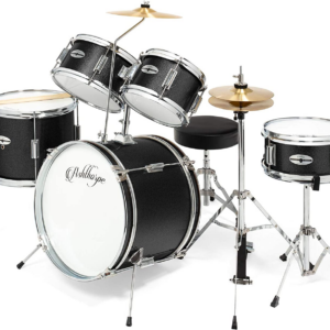 5-Piece Complete Junior Drum Set with Genuine Brass Cymbals - Advanced Beginner - Image 1