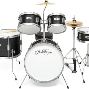 5-Piece Complete Junior Drum Set with Genuine Brass Cymbals - Advanced Beginner - Image 2