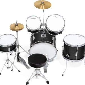 5-Piece Complete Junior Drum Set with Genuine Brass Cymbals - Advanced Beginner - Image 3