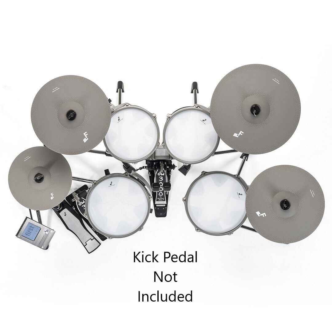 EFNOTE EFNOTE3 5-Piece Electronic Drum Set – White Sparkle 2
