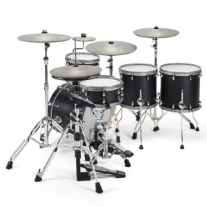 EFNOTE EFNOTE5X 5-Piece Acoustic Designed Electronic Drum Set - Black Oak - Image 2