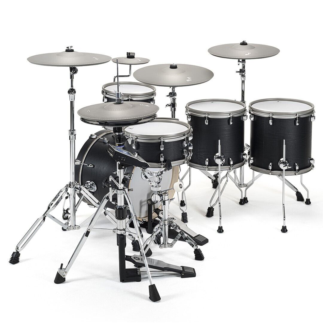 EFNOTE EFNOTE5X 5-Piece Acoustic Designed Electronic Drum Set – Black Oak 2