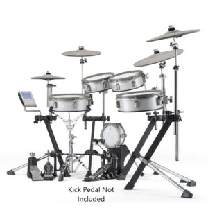 EFNOTE EFNOTE3 5-Piece Electronic Drum Set - White Sparkle - Image 3