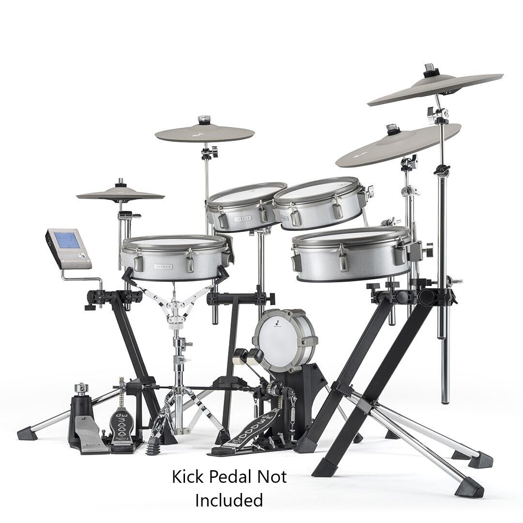 EFNOTE EFNOTE3 5-Piece Electronic Drum Set – White Sparkle 3