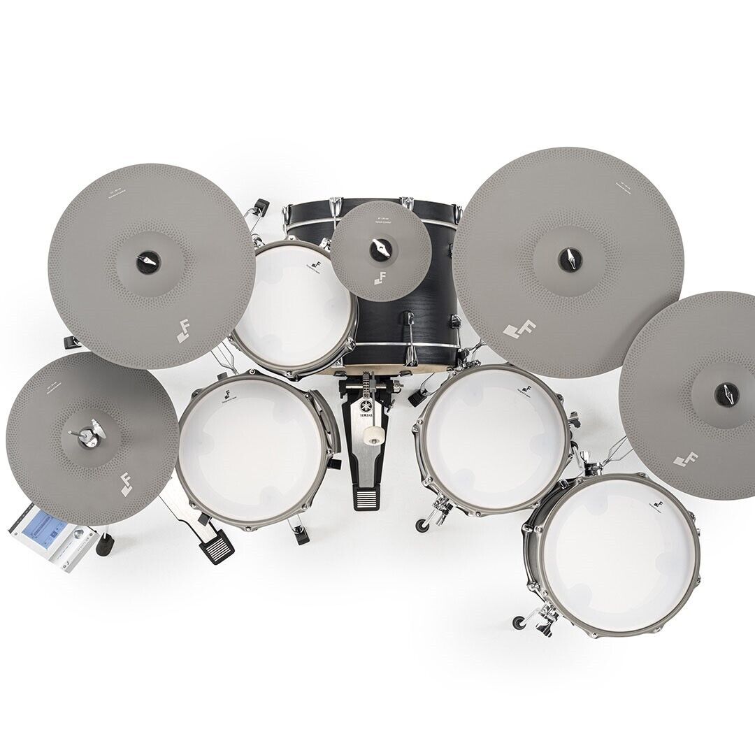 EFNOTE EFNOTE5X 5-Piece Acoustic Designed Electronic Drum Set – Black Oak 3